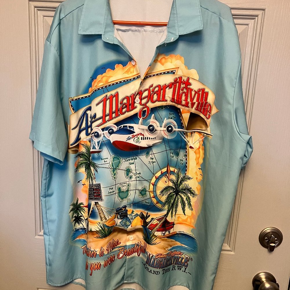 WOMEN'S BEAUTIFUL MARGARITAVILLE DRESSY SHIRT, SIZE XL